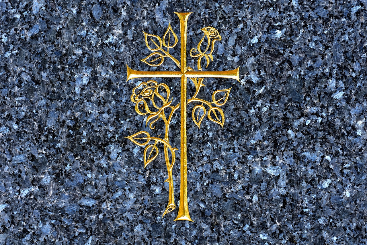 restauration de lettrages  de sépultures sur Béthune